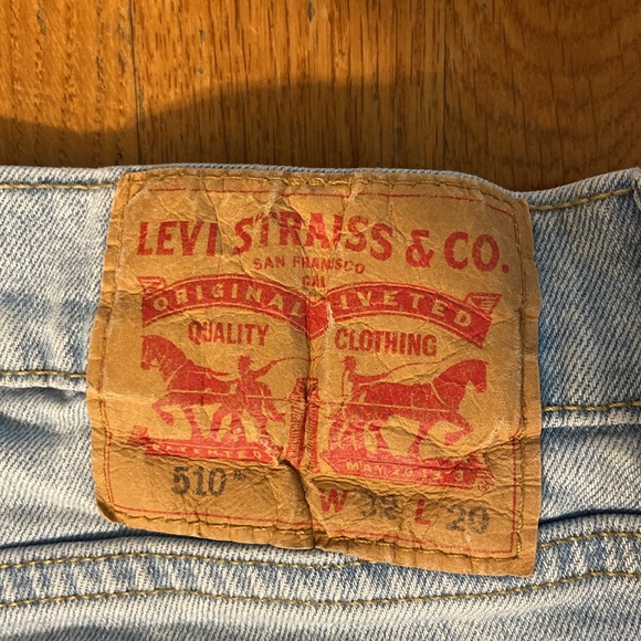 Levis 510 Jeans in Pale Denim - 32W x 29L - Picture 6 of 6